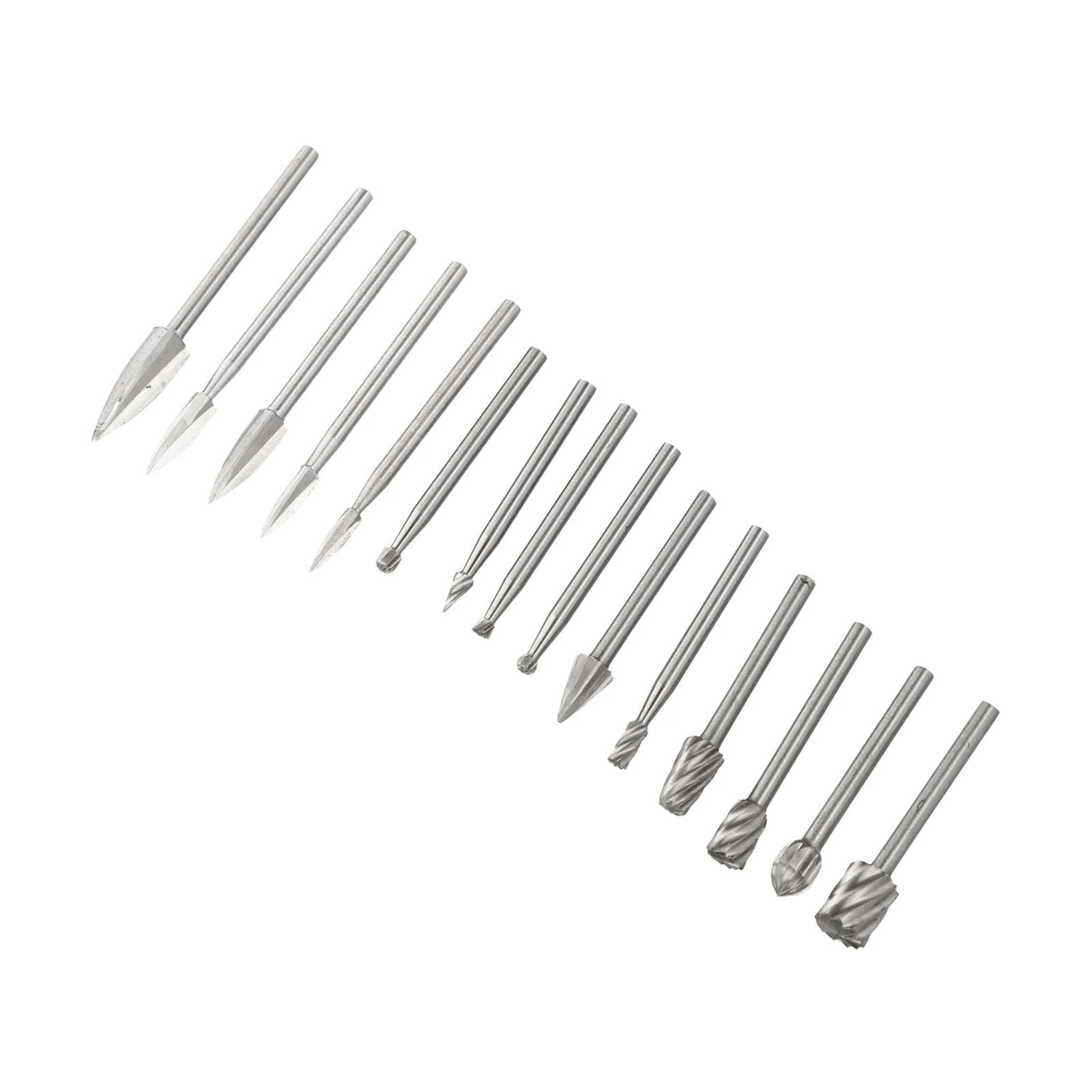 15pcs Wood Carving Drill Bit Set 1/8 Shank HSS For Drilling Carving Engraving Bit Rotary Tool Accessories Woodworking Tool
15pcs Wood Carving Drill Bit Set 1/8 Shank HSS For Drilling Carving Engraving Bit Rotary Tool Accessories Woodworking Tool