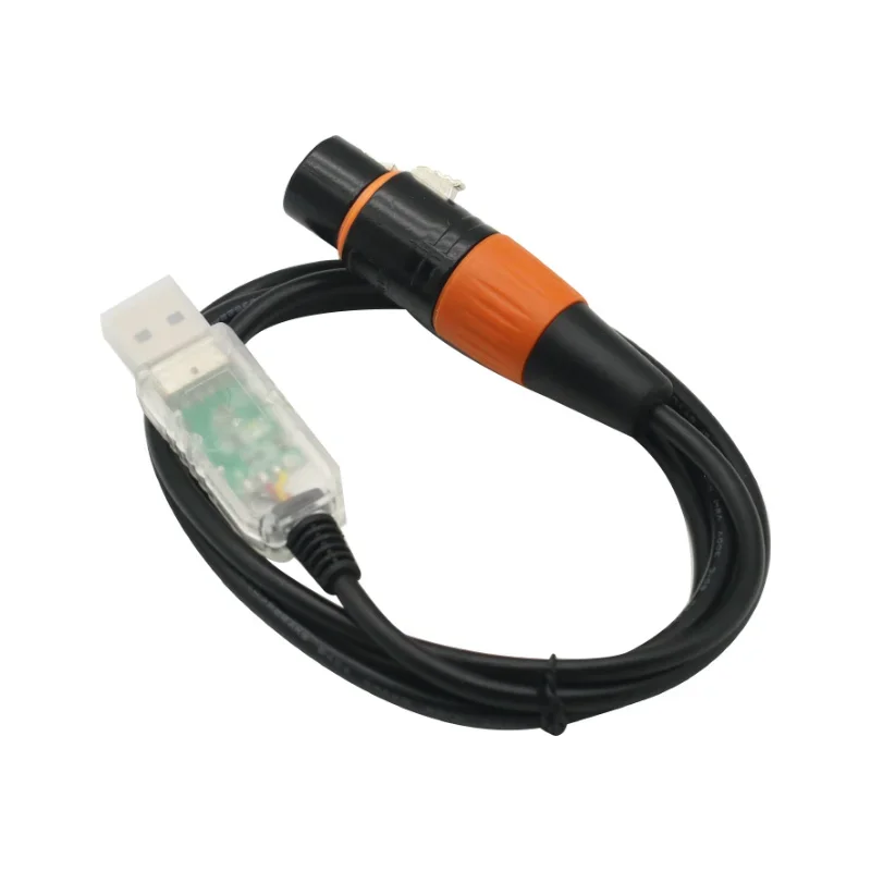 1PCS USB to DMX Adapter Cable Stage Light PC DMX512 Controller Dimmer DMX USB Signal Conversion Cable For arduino Module Board
1PCS USB to DMX Adapter Cable Stage Light PC DMX512 Controller Dimmer DMX USB Signal Conversion Cable For arduino Module Board