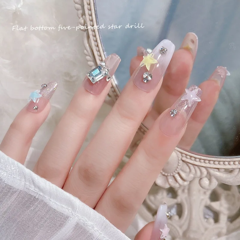 50Pcs/Lot Stars Moon Ice Penetrating Nail Accessories Cool Three-dimensional Beauty Girl Net Red Mocha Moon Accessories
50Pcs/Lot Stars Moon Ice Penetrating Nail Accessories Cool Three-dimensional Beauty Girl Net Red Mocha Moon Accessories