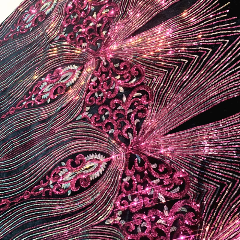 Fabric Wide 90cmx150cm Love Sequins Embroidered Flannel Embroidery Thick Chemical Fiber Diy Autumn Winter Dress Ethnic Clothing
Fabric Wide 90cmx150cm Love Sequins Embroidered Flannel Embroidery Thick Chemical Fiber Diy Autumn Winter Dress Ethnic Clothing