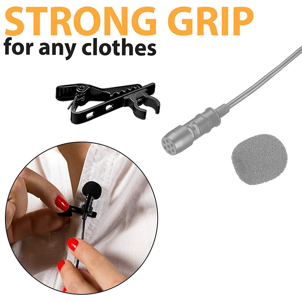 10pcs Universal Protable Lavalier Mic Clip Lapel Tie Microphone Clamp Holder Lapel Tie Clip For Lapel Collar Clothes Lavalier
10pcs Universal Protable Lavalier Mic Clip Lapel Tie Microphone Clamp Holder Lapel Tie Clip For Lapel Collar Clothes Lavalier