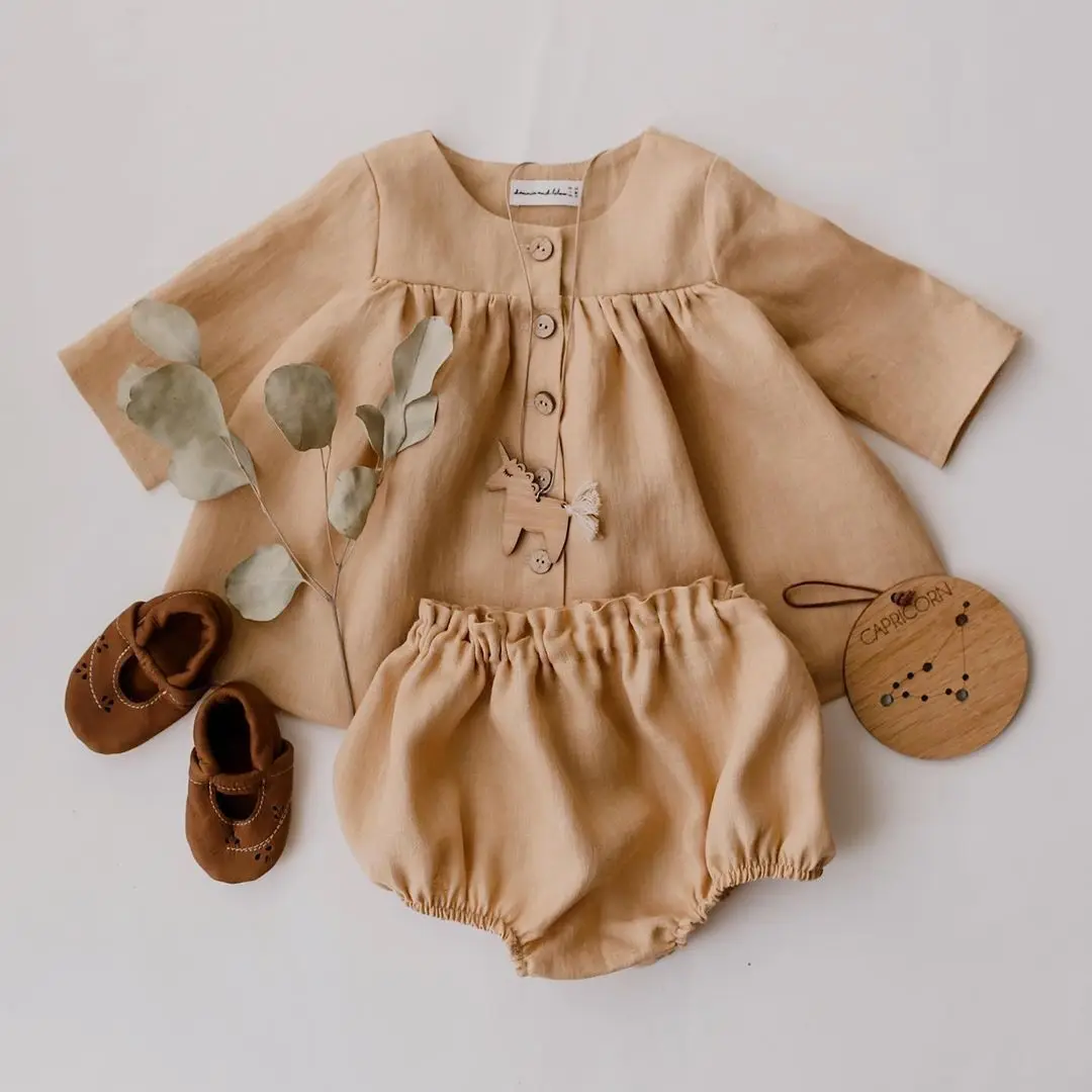 Baby Girl Outfit Set Spring Autumn Long Sleeve Retro Khaki Solid Coat and Pants Two Piece Set Kids Clothes All-match Fashion
Baby Girl Outfit Set Spring Autumn Long Sleeve Retro Khaki Solid Coat and Pants Two Piece Set Kids Clothes All-match Fashion