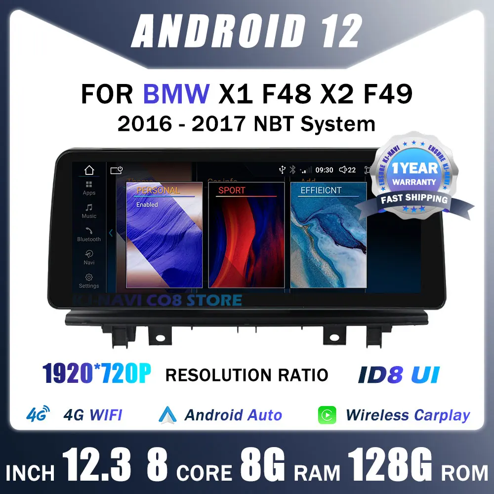 12.3 Inch Android 12.0 For BMW X1 F48 X2 F49 2016- 2017 NBT System Car Player GPS Navigation Multimedia Video 4G Lte Head Unit
12.3 Inch Android 12.0 For BMW X1 F48 X2 F49 2016- 2017 NBT System Car Player GPS Navigation Multimedia Video 4G Lte Head Unit