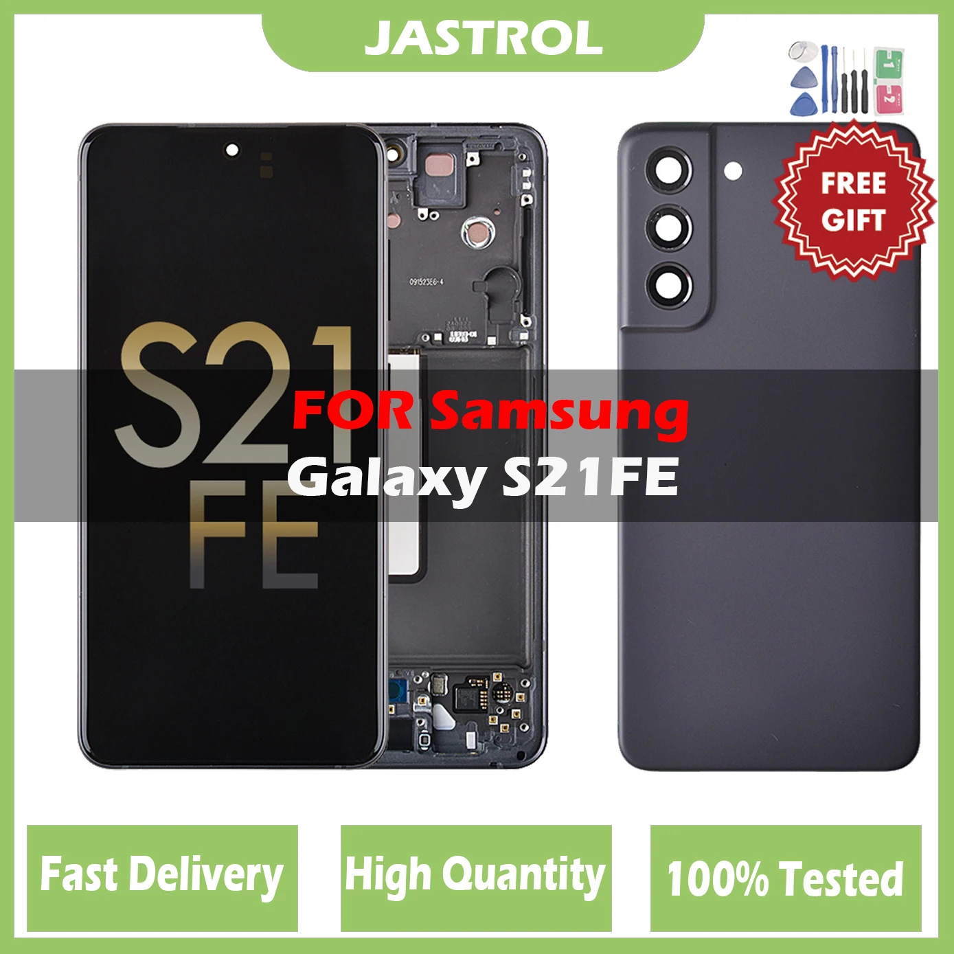 Original AMOLED S21FE For Samsung Galaxy S21 FE 5G G990 G990B G990U G990B/DS G990E LCD Display with touch screen Ditigitizer
Original AMOLED S21FE For Samsung Galaxy S21 FE 5G G990 G990B G990U G990B/DS G990E LCD Display with touch screen Ditigitizer
