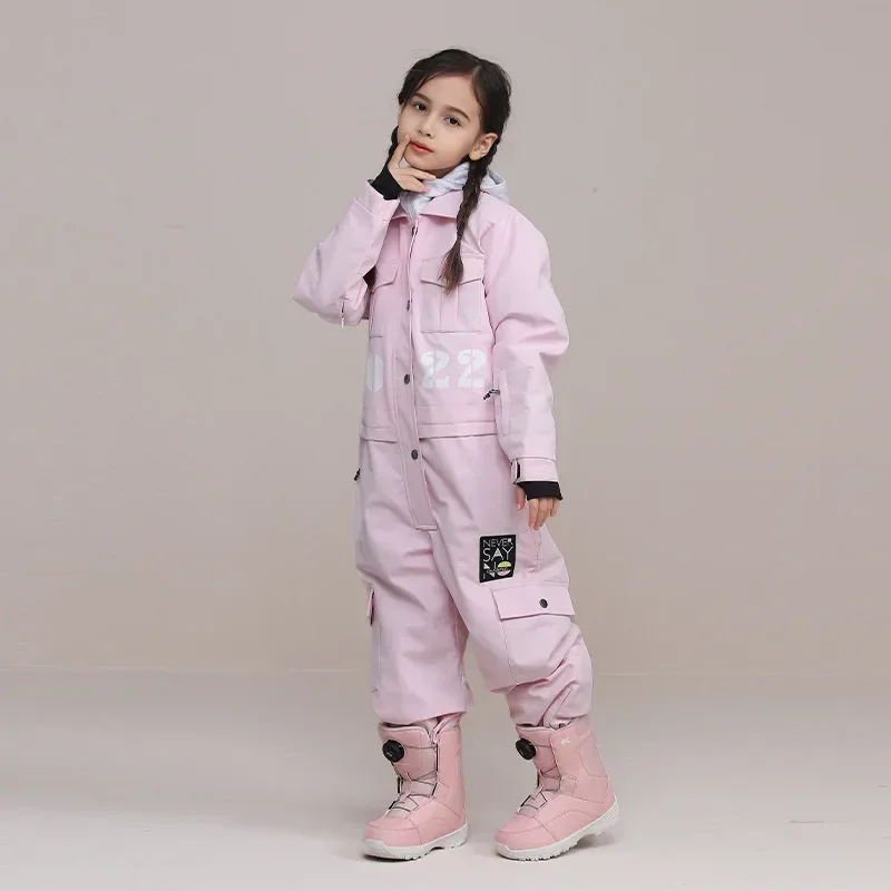 Children Jumpsuit Skiing Clothing Warm Thickened Snowboarding Sets Winter Outdoor Sports Snowsuit Jumpsuit Windproof Equipment 
Children Jumpsuit Skiing Clothing Warm Thickened Snowboarding Sets Winter Outdoor Sports Snowsuit Jumpsuit Windproof Equipment