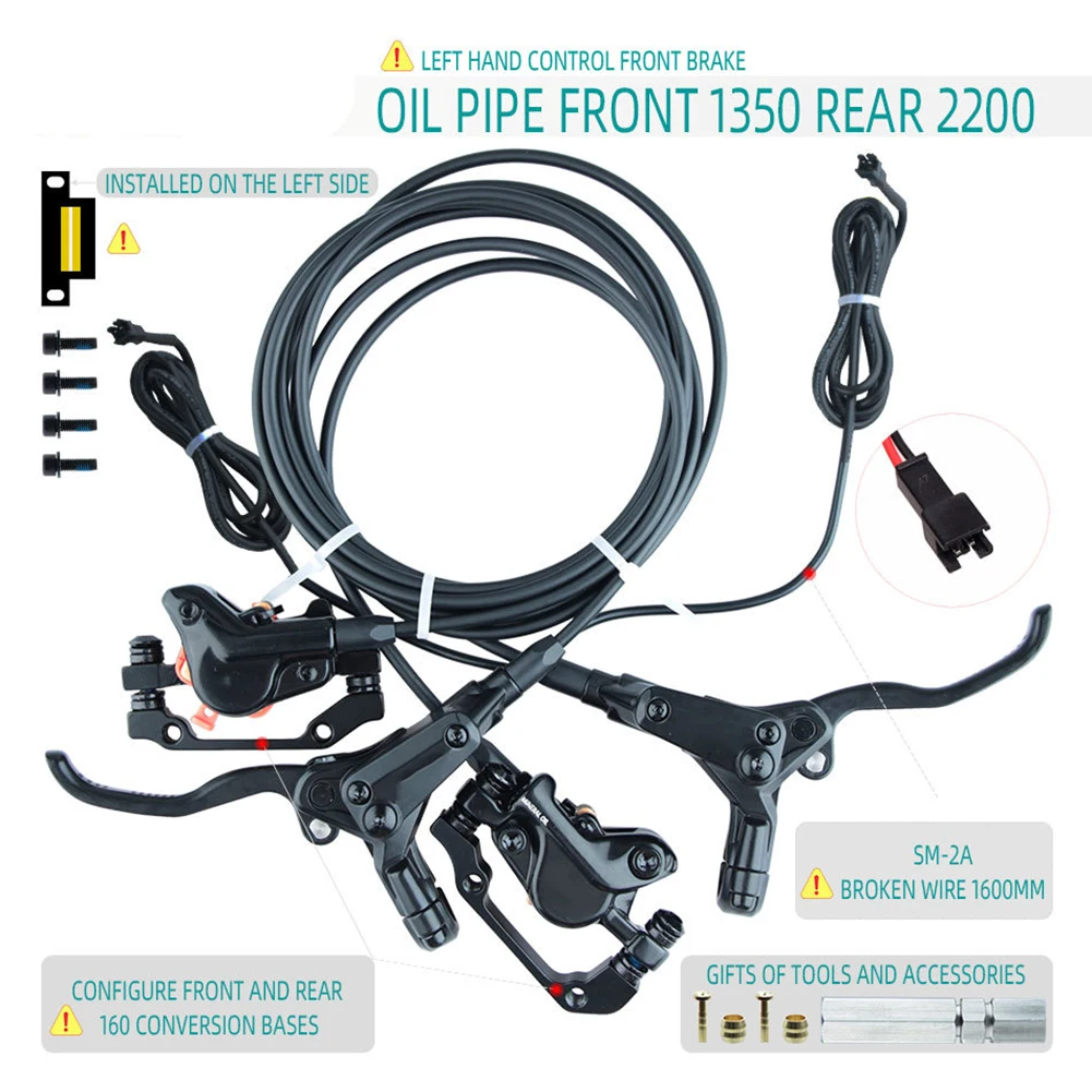 Easy To Use High Quality Power Off Pair Brake Metal Metal Black Callipers Lever Disc Brake RisunMotor E-Bike Hydraulic
Easy To Use High Quality Power Off Pair Brake Metal Metal Black Callipers Lever Disc Brake RisunMotor E-Bike Hydraulic