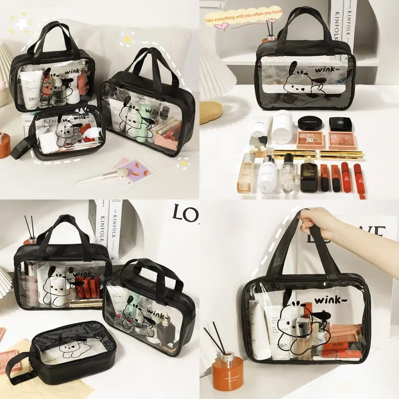 Kawaii Sanrio Transparent Cosmetic Bag Anime Pochacco Travel Pvc Waterproof Handbag Large Capacity Storage Bag Cartoon Beach Bag
Kawaii Sanrio Transparent Cosmetic Bag Anime Pochacco Travel Pvc Waterproof Handbag Large Capacity Storage Bag Cartoon Beach Bag