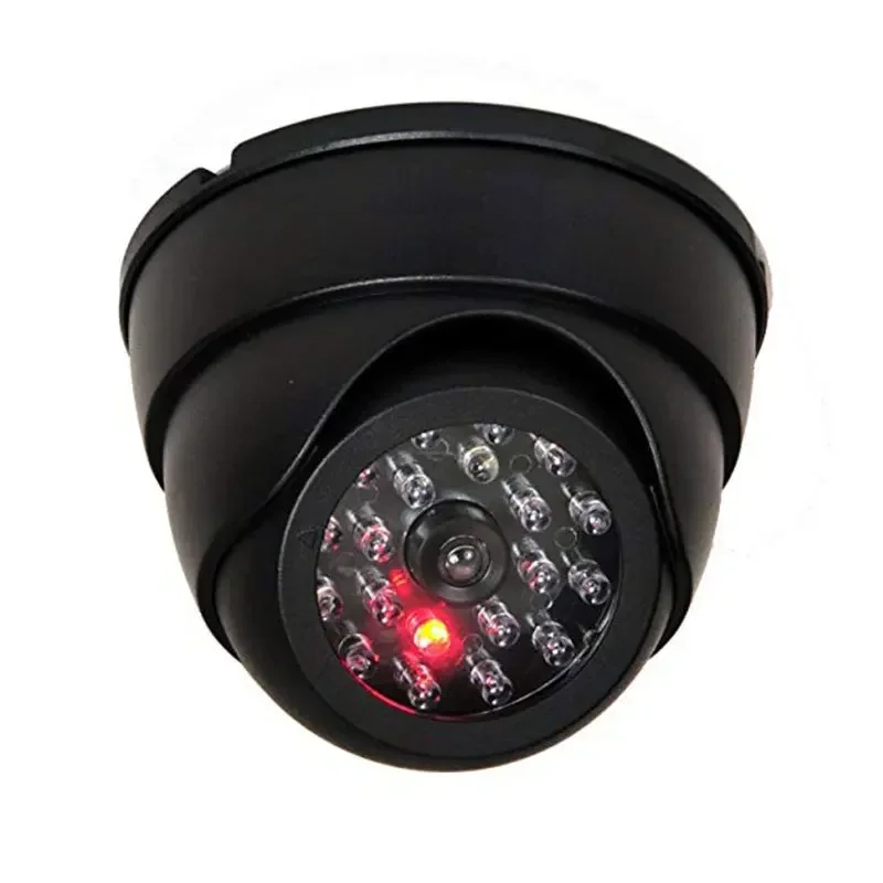 

NEW Fake Camera Dome Dummy Home Security Surveillance Cameras Indoor/Outdoor Simulation Burglar Alarm with Blinking Red LED Cam