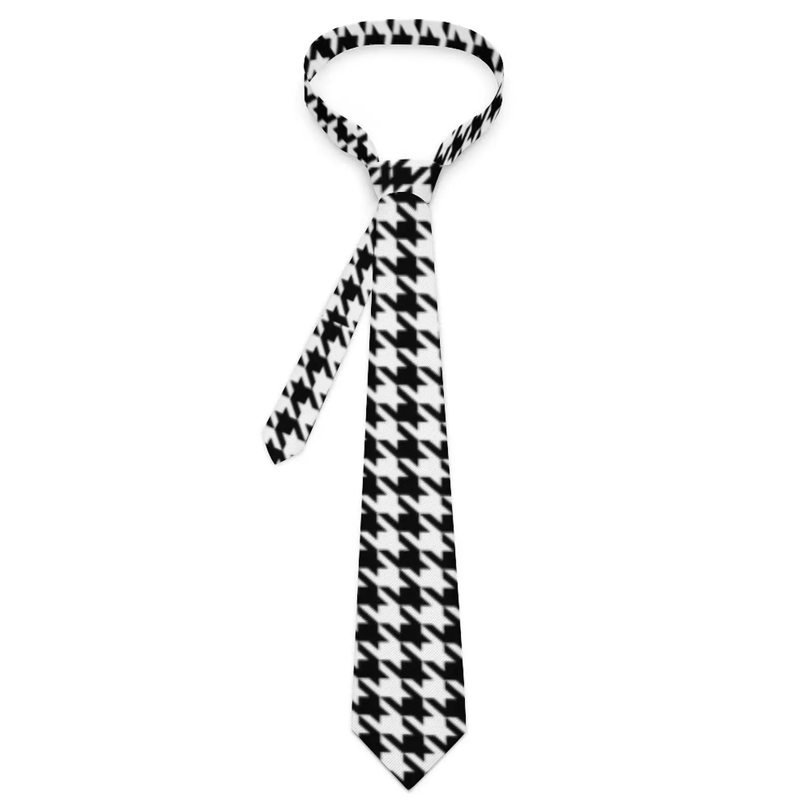

Мужской галстук в черно-белую клетку, галстук-бабочка в стиле ретро, повседневный галстук-бабочка с рисунком, Свадебный качественный галстук