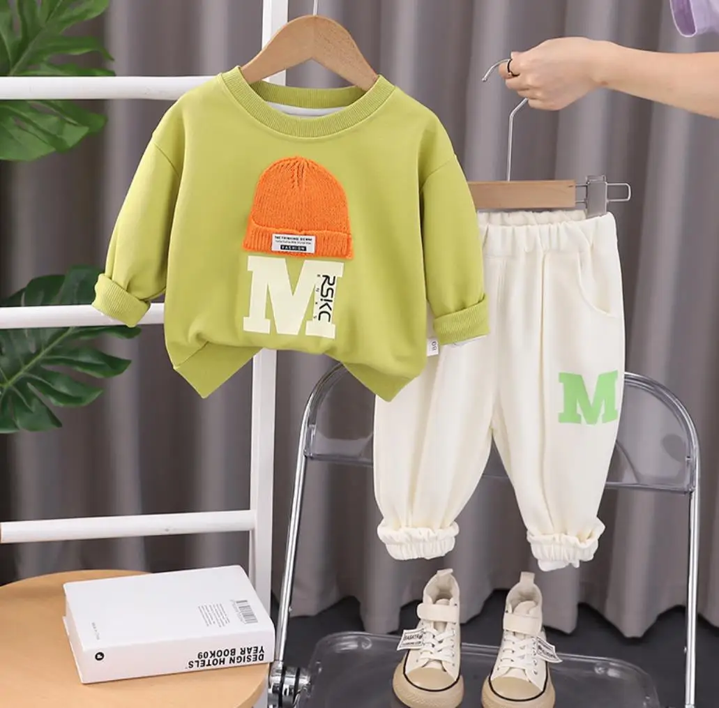 2023 New Baby Boy Clothes 12 to 18 Months Autumn Cartoon Hat Long Sleeve Pullover Hoodies and Pants Kids Bebes Tracksuits
2023 New Baby Boy Clothes 12 to 18 Months Autumn Cartoon Hat Long Sleeve Pullover Hoodies and Pants Kids Bebes Tracksuits