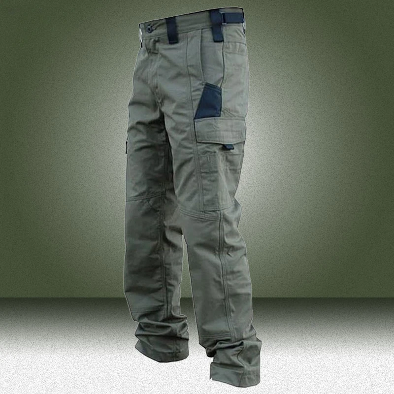 

Multi-Pocket Men's Cargo Pants Military Tactical Outdoor Hiking Waterproof Trousers Wear-Resistant Training Overalls Men Pant