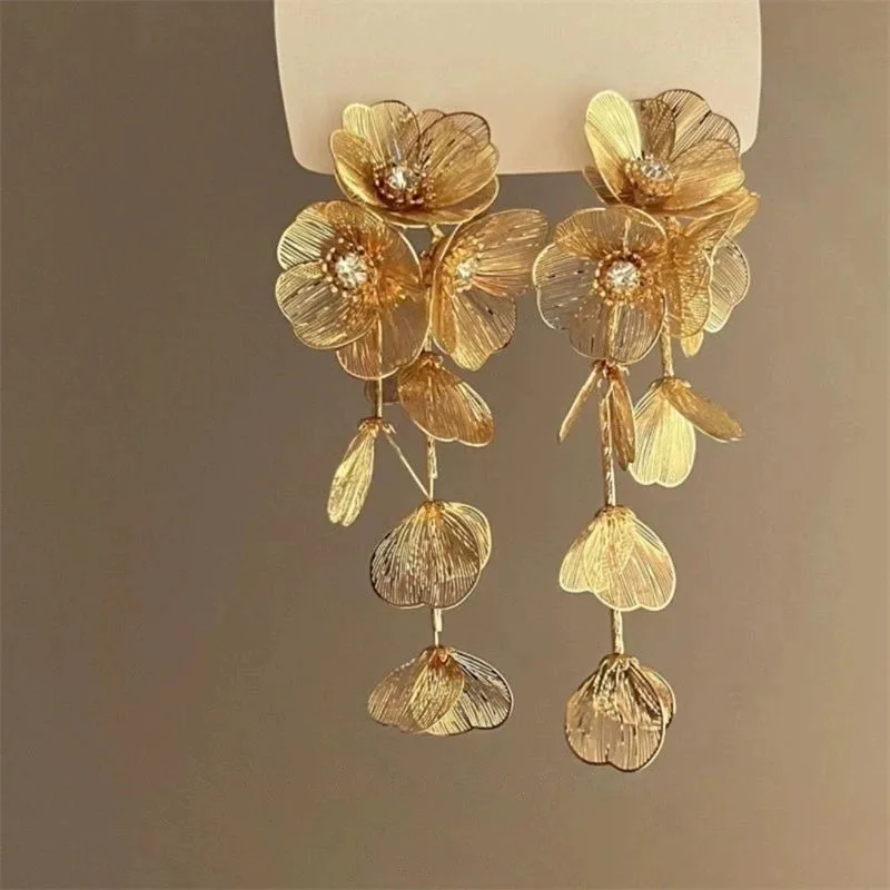 Vintage Flower Long Tassel Earrings for Women New Trendy Hanging Ears Decoration Bride Exquisite Wedding Luxury Jewelry Gifts 15 Mallzona S754520ffc2854817bc09b522f407c83fG Vintage Flower Long Tassel Earrings for Women New Trendy Hanging Ears Decoration Bride Exquisite Wedding Luxury Jewelry Gifts Mallzona