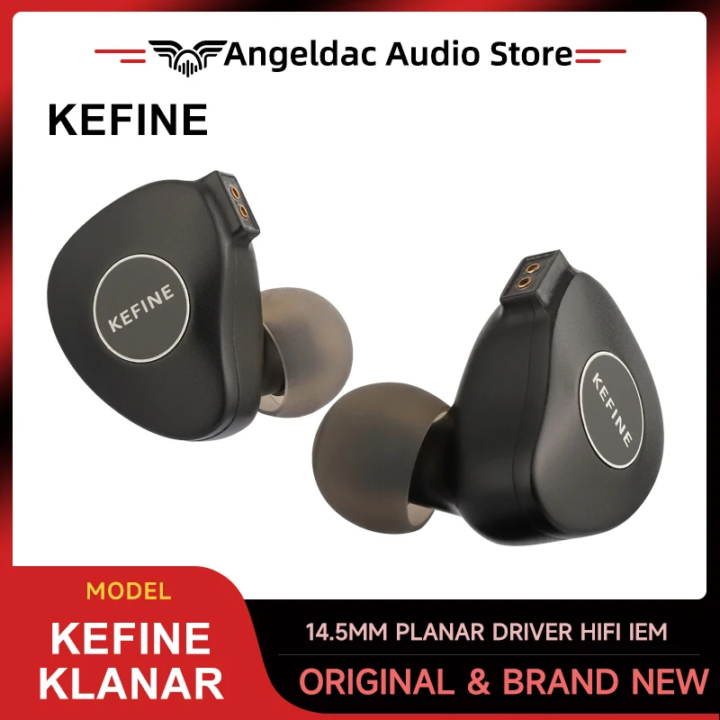 

Kefine Klanar 14.5mm Planar Driver IEM Hi-Fi Wired Earphone Earbuds Ergonomic Design with Detachable Cable 7hz SIMGOT