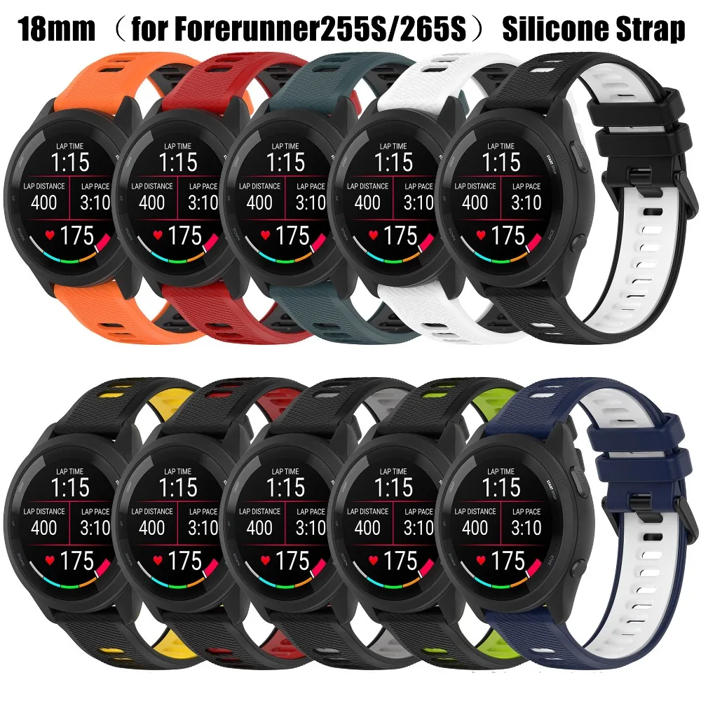 Силиконовый ремешок для спортивного стиля Garmin Forerunner 255S 265S, сменный браслет с гравировкой для Forerunner 255S/265S
Силиконовый ремешок для спортивного стиля Garmin Forerunner 255S 265S, сменный браслет с гравировкой для Forerunner 255S/265S
