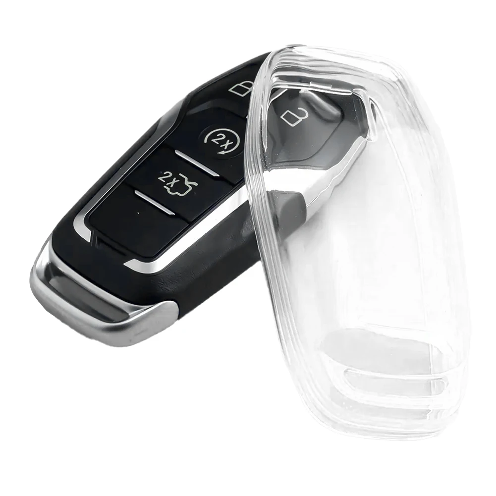 Transparent Clear Key Fob Cover Holder for Ford For Mustang For Edge High strength Easy Installation Anti scratch
Transparent Clear Key Fob Cover Holder for Ford For Mustang For Edge High strength Easy Installation Anti scratch