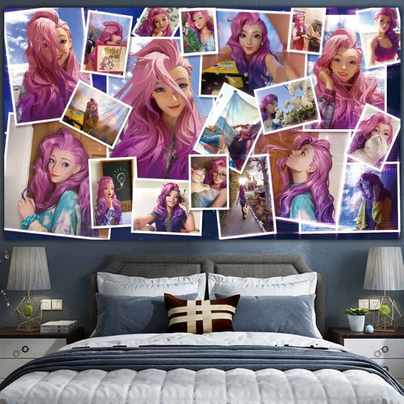 League Of Legends Seraphine Tapestry Internet Cafe E-sports Hall Home Decor Room Aesthetic Holiday Accessories Wall Decor Game
League Of Legends Seraphine Tapestry Internet Cafe E-sports Hall Home Decor Room Aesthetic Holiday Accessories Wall Decor Game
