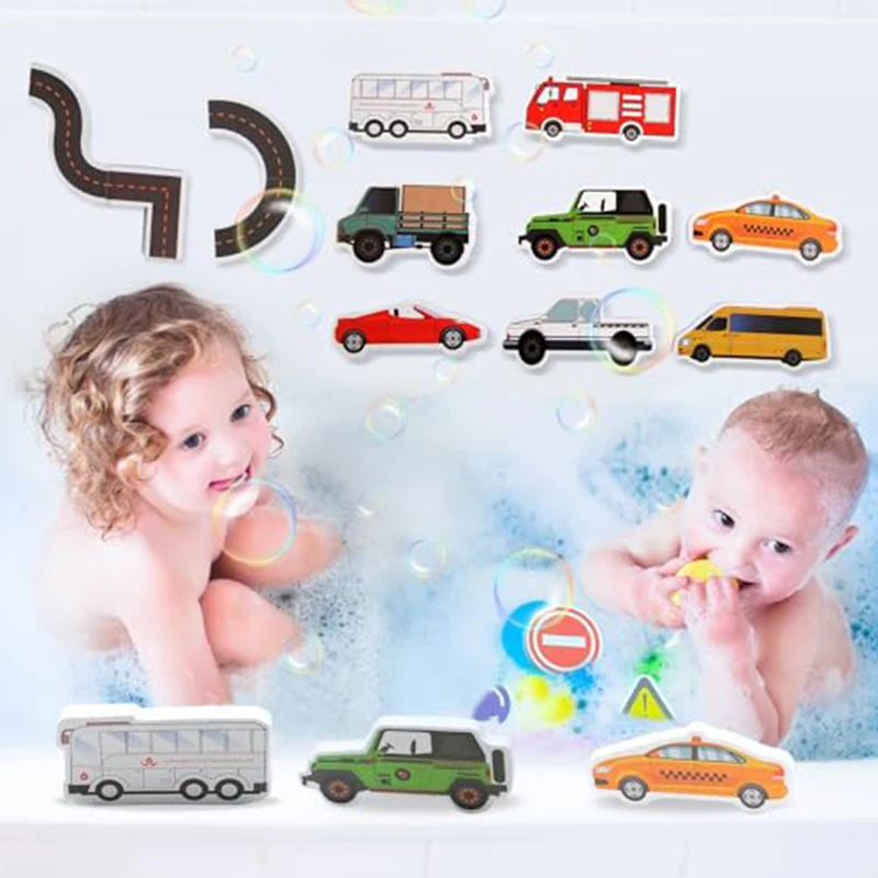 

Волшебные творения, забавные детские Игрушки для ванны, пенопластовые наклейки, пенопластовый набор для игр, развивающая плавающая игрушка для ванны для детей