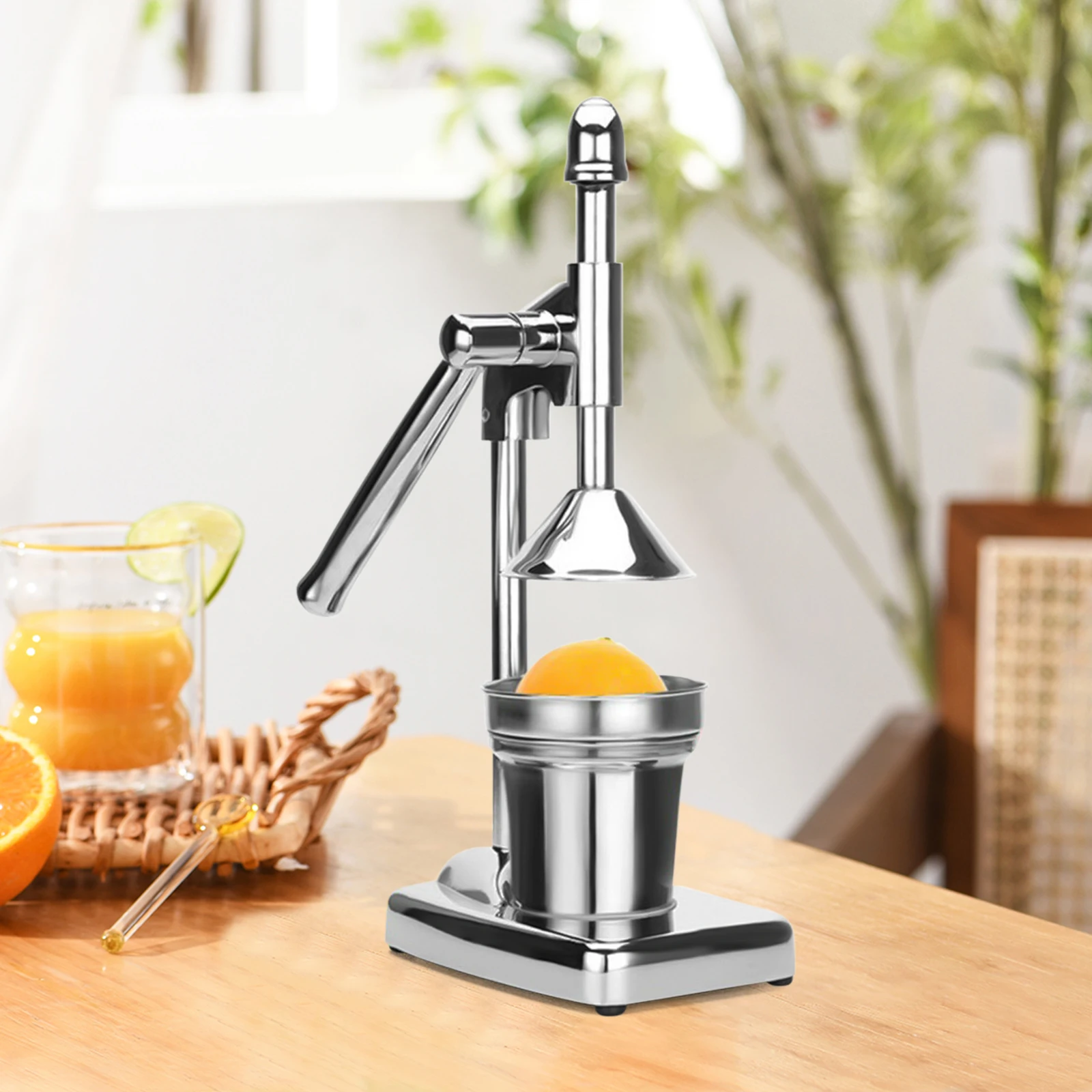 

Hand Citrus Juicer Manual Citrus Press And Orange Squeezer Stainless Steel Countertop Squeezer For Fresh Orange Juice