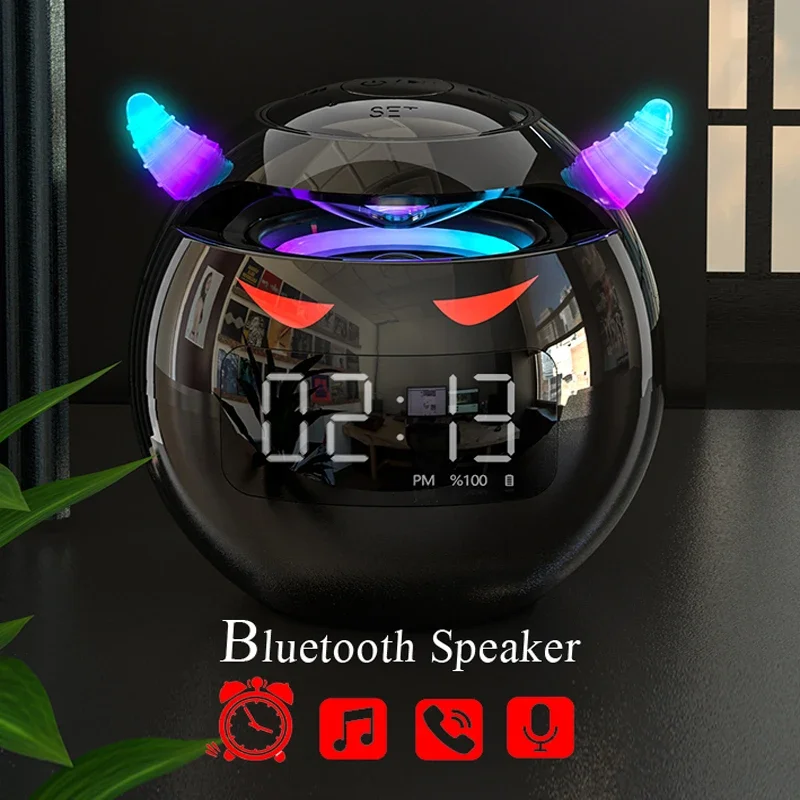 Bluetooth Speaker audio with LED Digital Alarm Clock Music Player Wireless Ball Shape Clock Speaker Mini Speaker Alarm clock
Bluetooth Speaker audio with LED Digital Alarm Clock Music Player Wireless Ball Shape Clock Speaker Mini Speaker Alarm clock