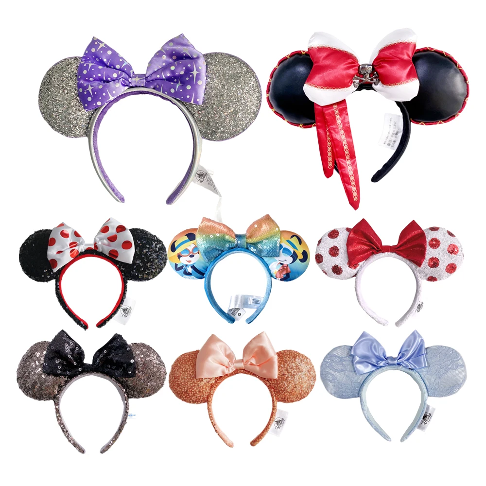 

New Disney Mickey Mouse Headband 2022 Festival Party Amusement Park Hairband Cosplay for Adults Kids Hair Accessories