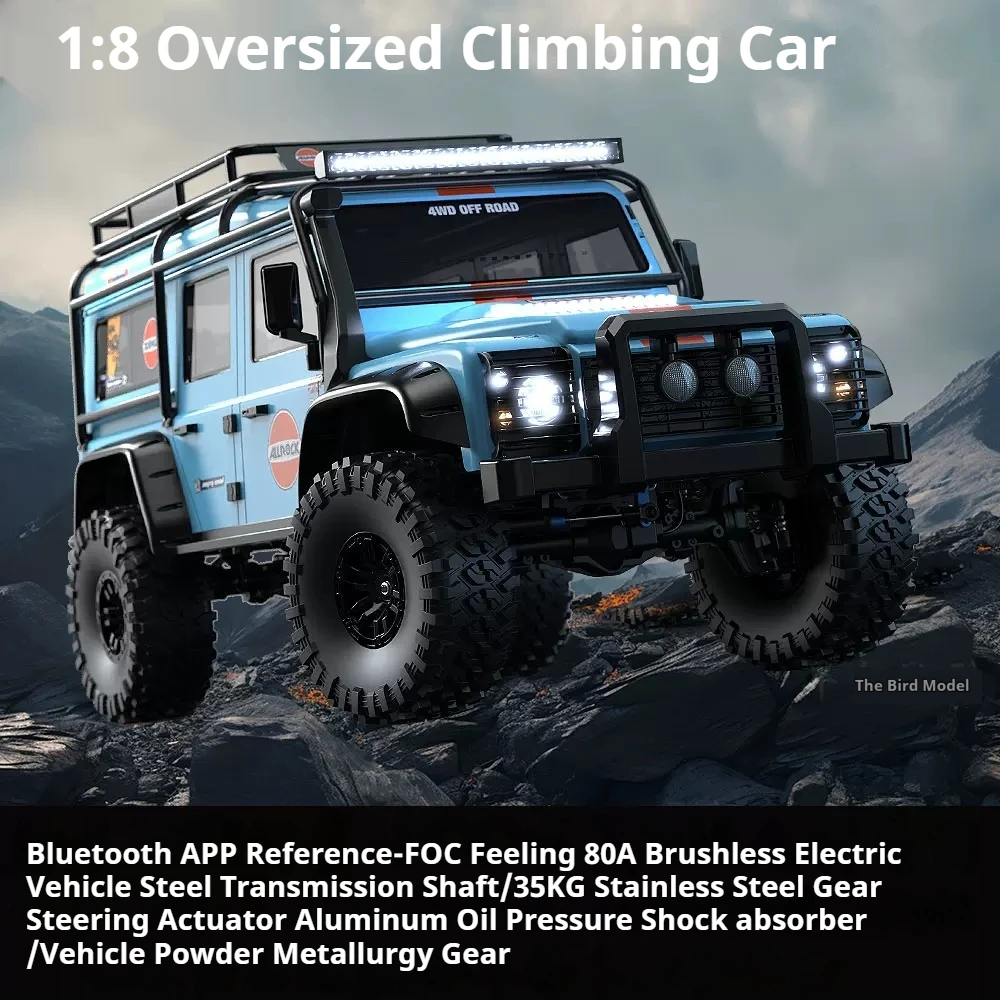 Автомобиль Mjx H8h West 1/8 с дистанционным управлением, профессиональный большой внедорожник для скалолазания, высокий и низкий дифференциал, замок в подарок
Автомобиль Mjx H8h West 1/8 с дистанционным управлением, профессиональный большой внедорожник для скалолазания, высокий и низкий дифференциал, замок в подарок