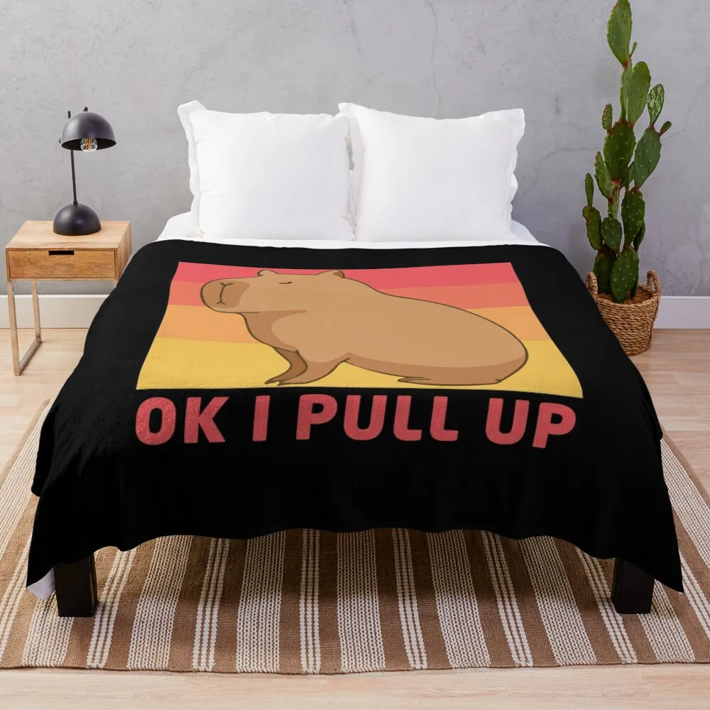 Ok I Pull Up Capybara Throw Blanket Fashion Sofa Blankets
Ok I Pull Up Capybara Throw Blanket Fashion Sofa Blankets
