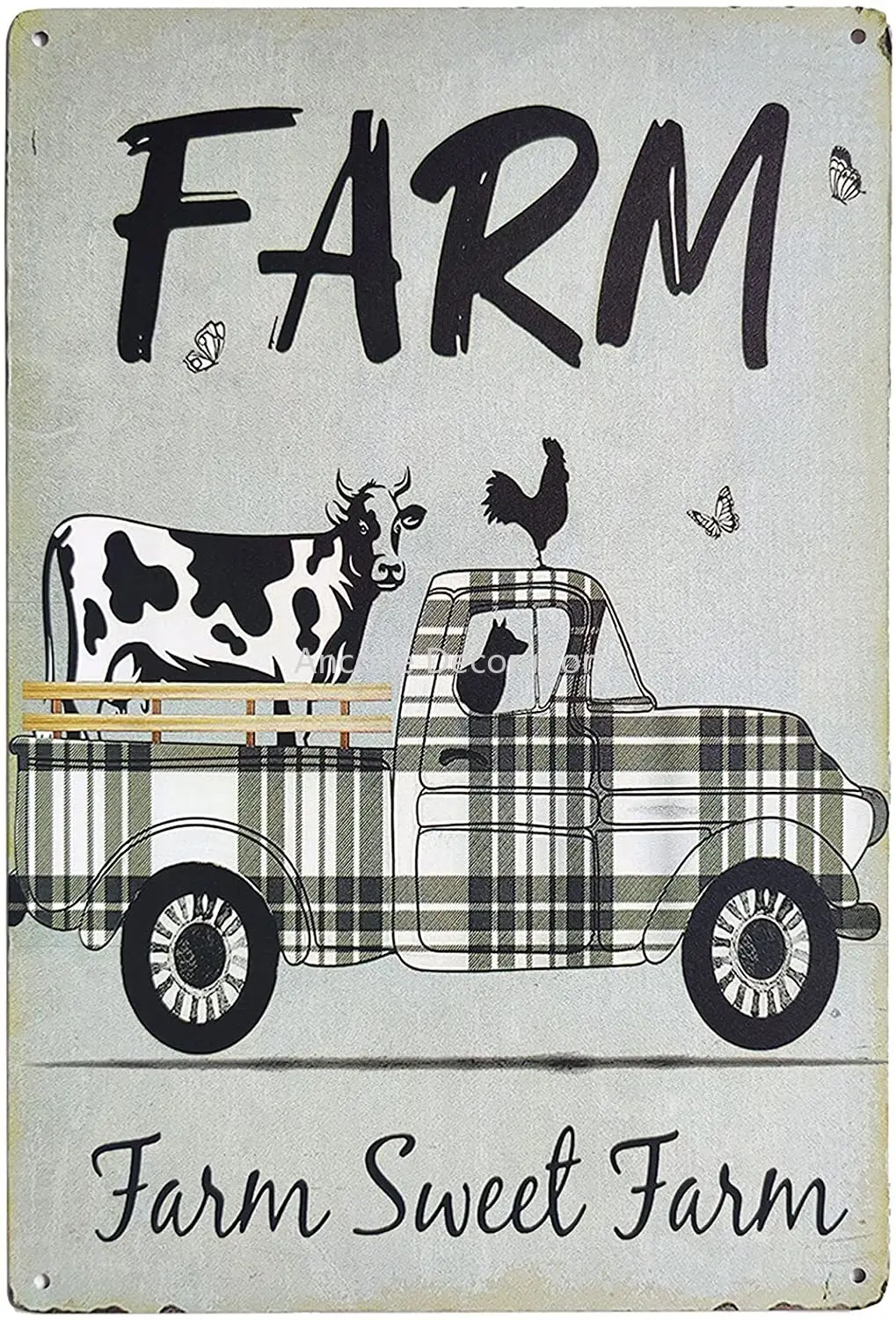 Funny Truck Vintage Kitchen Decor Tin Signs Farm Cute Cow Rustic Farmhouse Decor for The Home Bar Sign
Funny Truck Vintage Kitchen Decor Tin Signs Farm Cute Cow Rustic Farmhouse Decor for The Home Bar Sign
