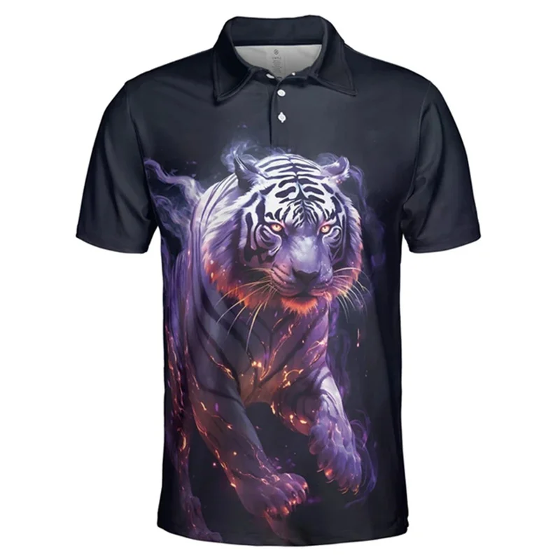 Men's Vintage 3d Print Animal Tiger Polo Shirt Art Painting Pattern Short Sleeve Tees Street Oversized T Shirts Tops Clothes
Men's Vintage 3d Print Animal Tiger Polo Shirt Art Painting Pattern Short Sleeve Tees Street Oversized T Shirts Tops Clothes