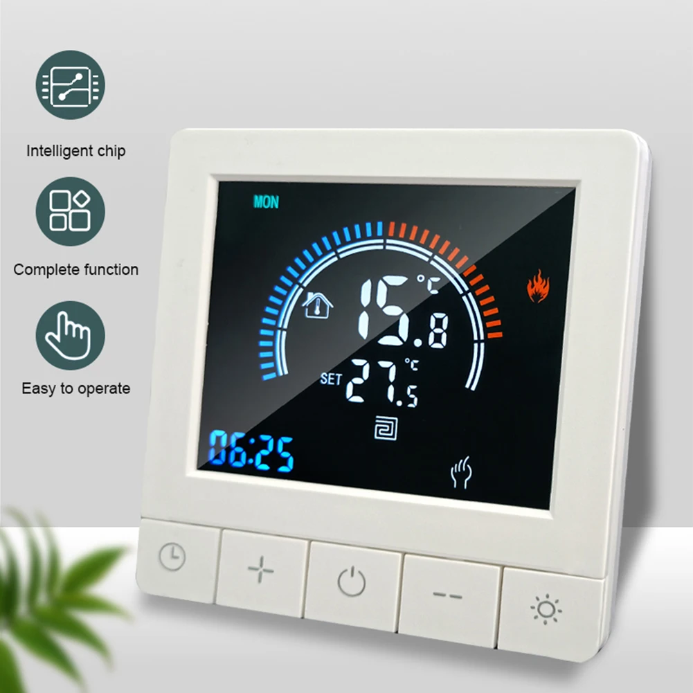 1pc Tuya Smart WiFi Floor Heating Thermostat AC 95V-240V Temperature Controller LCD Touch Screen Family Intelligence System
1pc Tuya Smart WiFi Floor Heating Thermostat AC 95V-240V Temperature Controller LCD Touch Screen Family Intelligence System