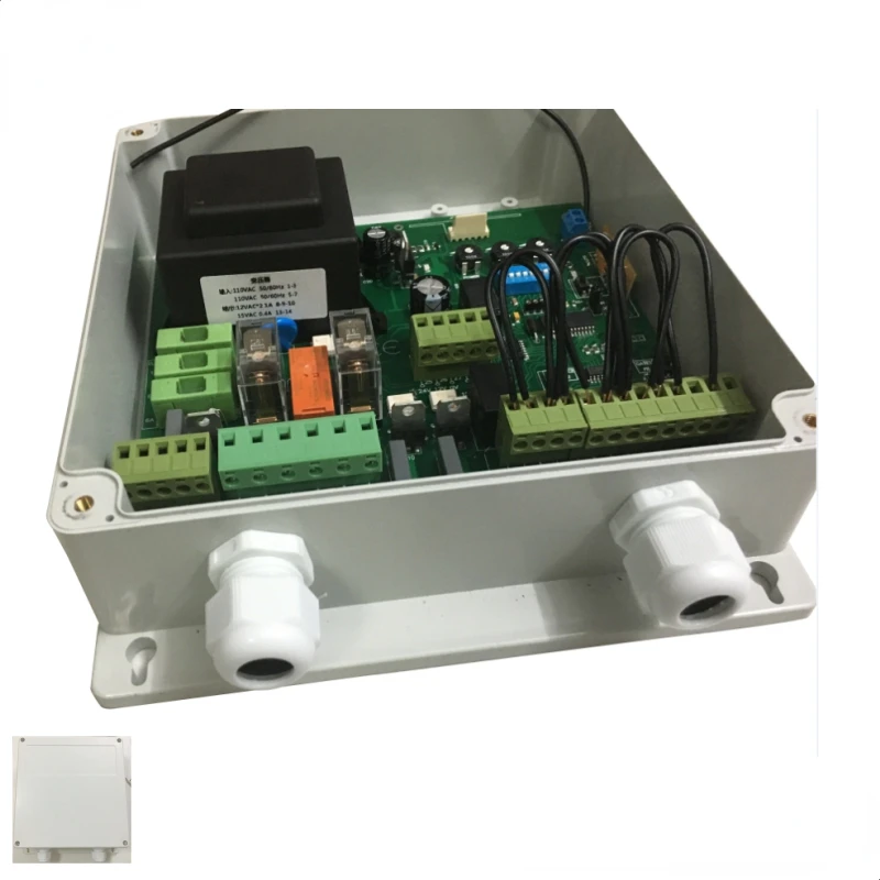 Swing Gate Control Board of Automatic Double arms swing gate opener PCB panel motor voltage 220V AC
Swing Gate Control Board of Automatic Double arms swing gate opener PCB panel motor voltage 220V AC