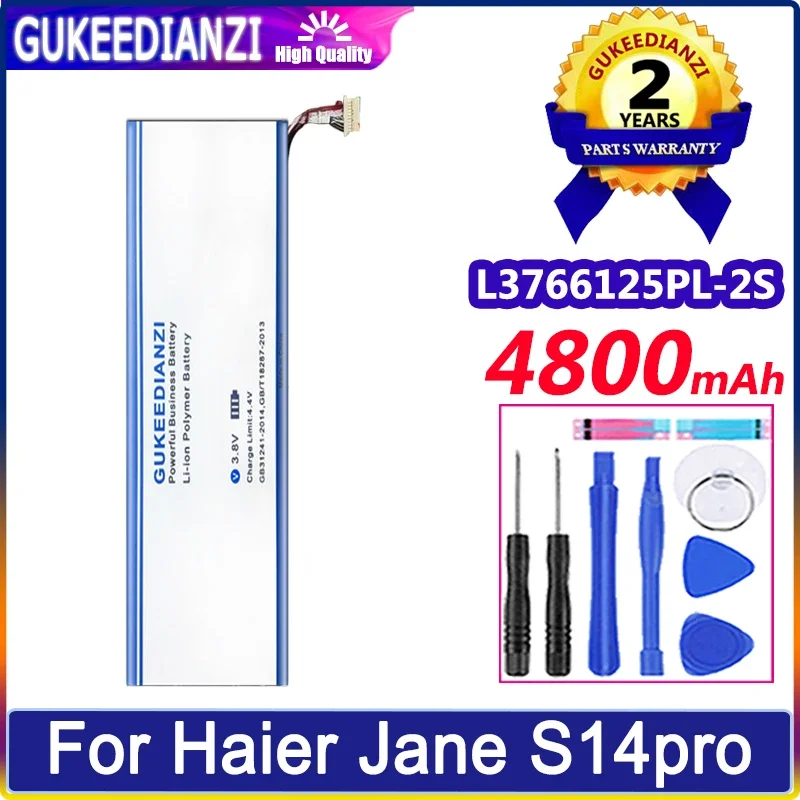 

GUKEEDIANZI Battery L3766125PL-2S 4800mAh For Haier Jane S14Pro S14 Pro Laptop Bateria