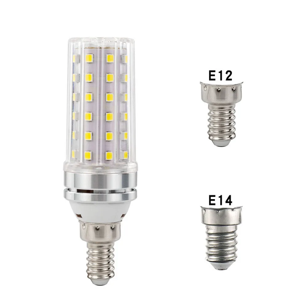 

1pc 10w 15w 20w E12 E14 Small LED Corn Light 240 Leds LED Bulb AC110V 220V 3000k Natural White 4000k 6000k Eye Protect Non Flash