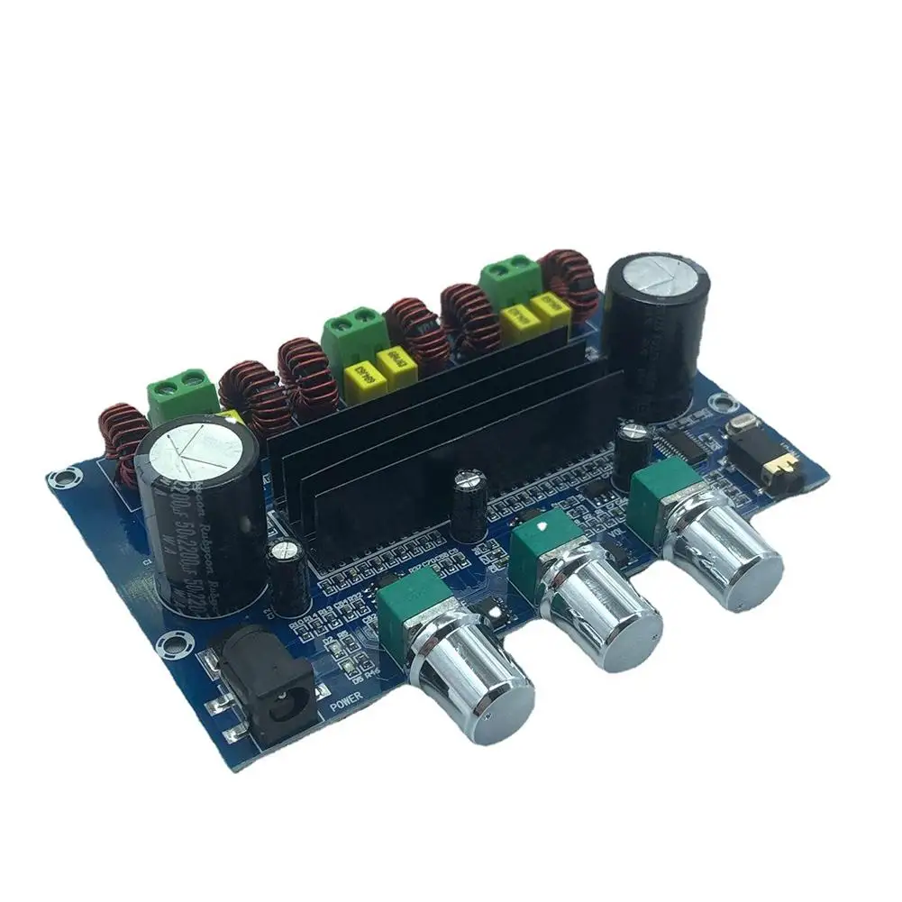 

2*50W+100W Bluetooth 5.0 Dual TPA3116D2 Power Subwoofer Board TPA3116 Amp Stereo Audio 2.1 Equalizer Channel Amplifier AUX E3D0