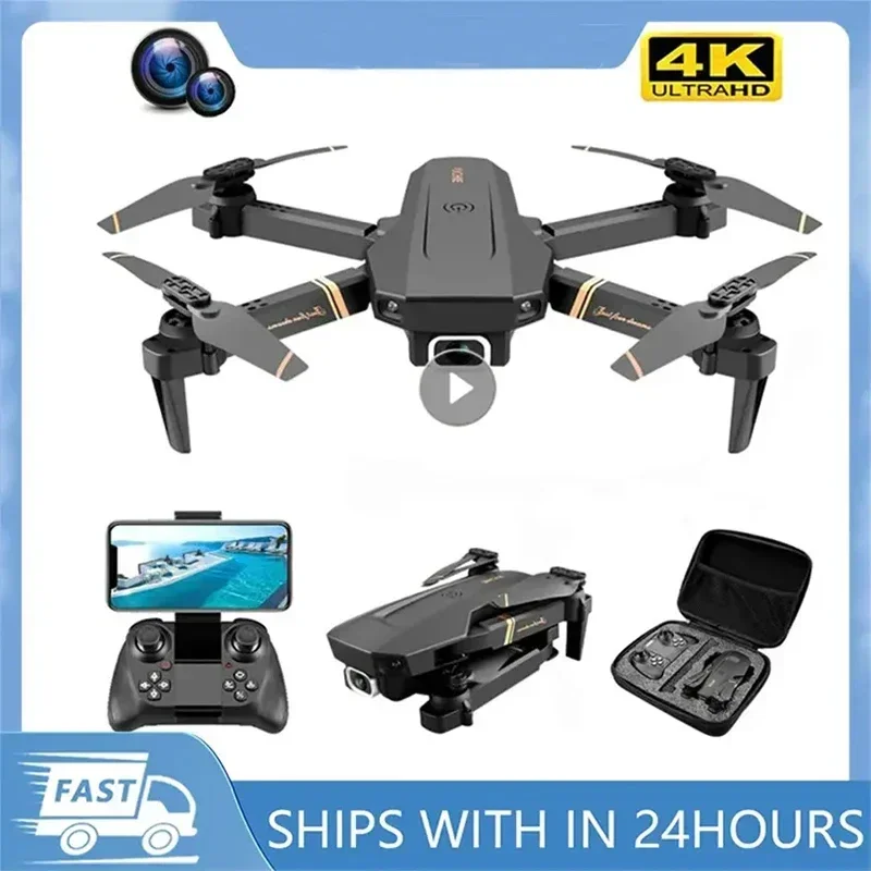 

V4 Rc Drone 4k 1080P HD Wide Angle Camera WiFi Fpv Drone Dual Camera Quadcopter Real-time Transmission Helicopter Toys