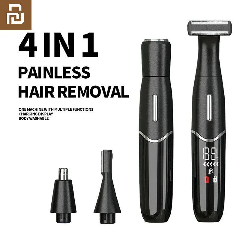 Xiaomi Electric Hair Remover Rechargeable Lady Shaver Nose Hair Trimmer Eyebrow Shaper Leg Armpit Bikini Trimmer Women Epilator
Xiaomi Electric Hair Remover Rechargeable Lady Shaver Nose Hair Trimmer Eyebrow Shaper Leg Armpit Bikini Trimmer Women Epilator