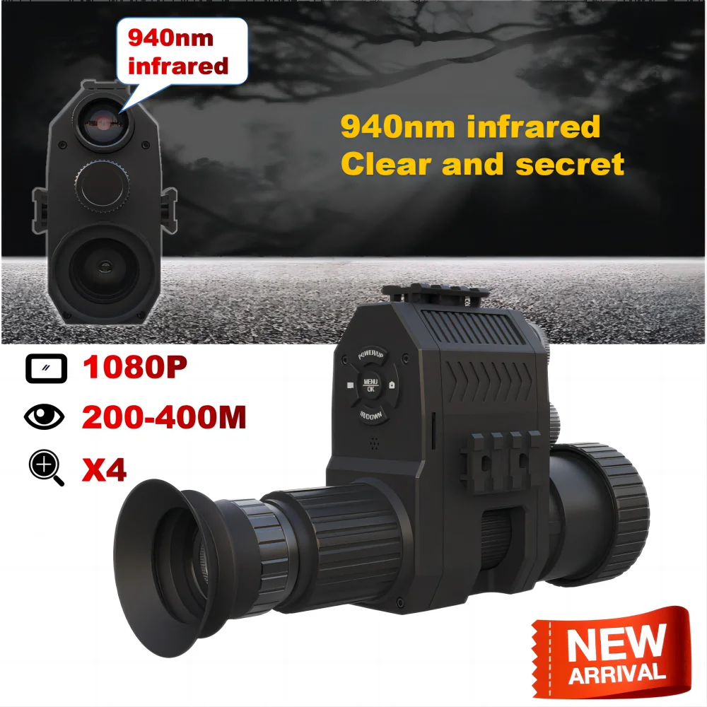 

Megaorei NK007 Infrared Night Vision Scope 940nm Digital Night Vision Monocular Device With 1080P