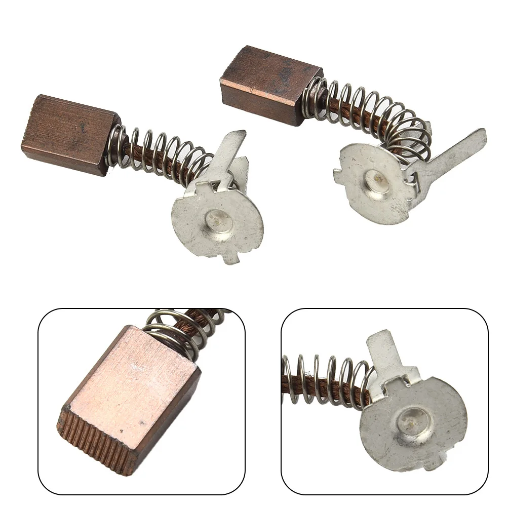 Carbon Brush Motor Carbon Brush 2pcs Tight Wear Resistance Black Coppery Corrosion Resistance Good Conductivity High Quality
Carbon Brush Motor Carbon Brush 2pcs Tight Wear Resistance Black Coppery Corrosion Resistance Good Conductivity High Quality