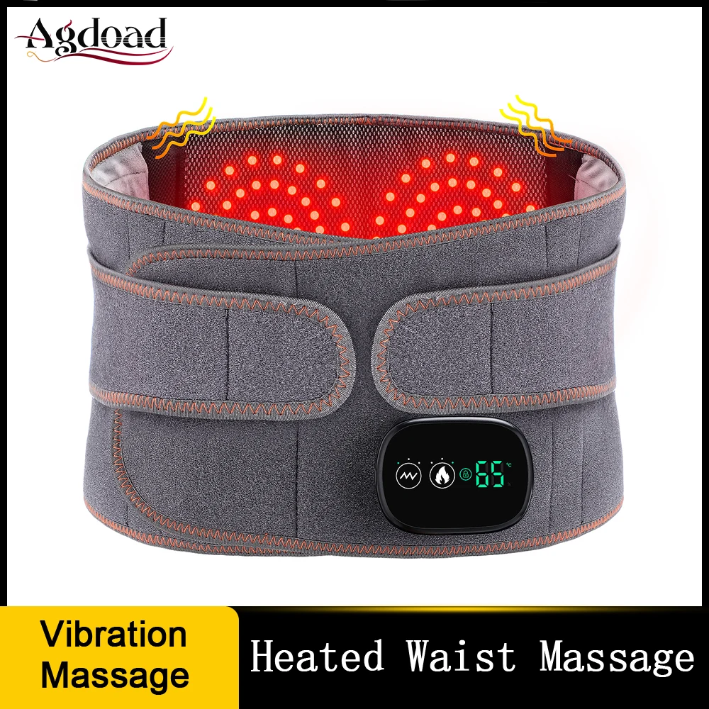 Electric Heating Belt Waist Massager Vibration Red Light Hot Compress Physiotherapy Lumbar Back Support Brace Pain Relief Charge
Electric Heating Belt Waist Massager Vibration Red Light Hot Compress Physiotherapy Lumbar Back Support Brace Pain Relief Charge
