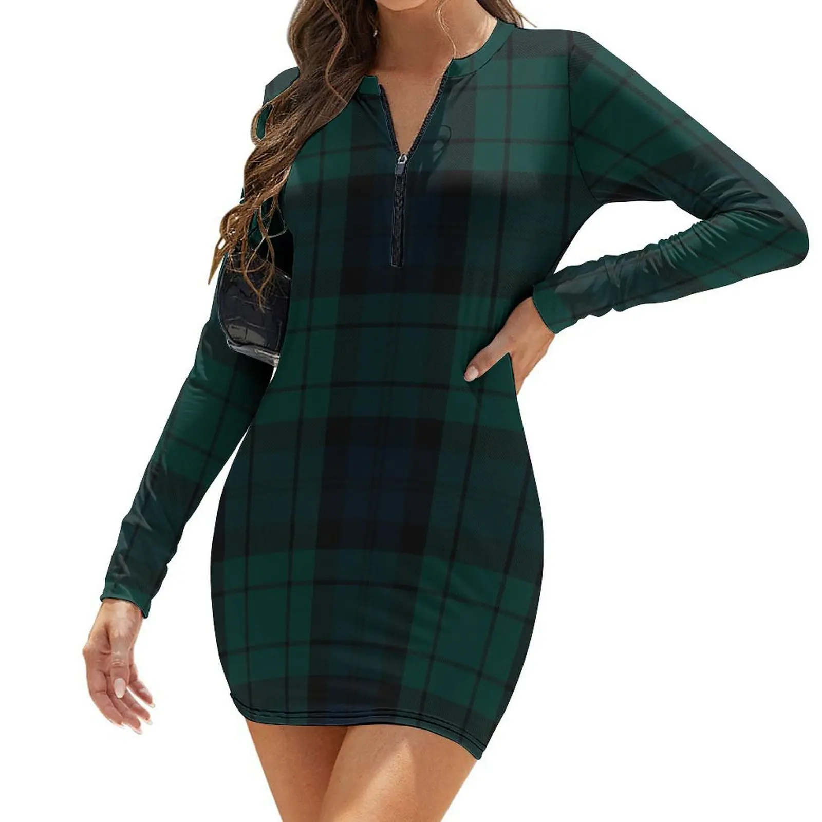 Black Watch tartan Long-Sleeve Bodycon Dress dresses with long sleeves dresses for special events Long dress woman
Black Watch tartan Long-Sleeve Bodycon Dress dresses with long sleeves dresses for special events Long dress woman