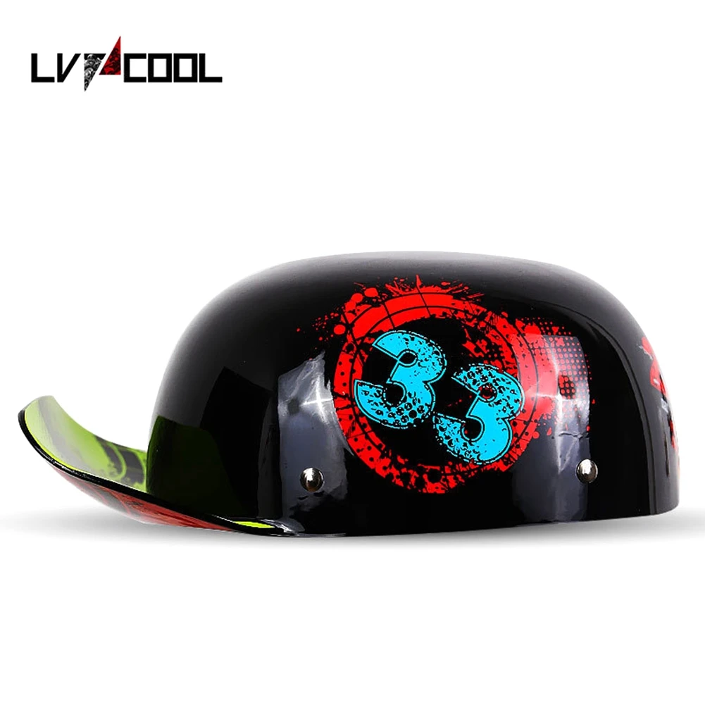 LVCOOL 2023 Baseball Cap Helmet Motorcycle Helmets Summer Open Face Scooter for Cruiser Chopper Gangster Men Women H Type-XL
LVCOOL 2023 Baseball Cap Helmet Motorcycle Helmets Summer Open Face Scooter for Cruiser Chopper Gangster Men Women H Type-XL