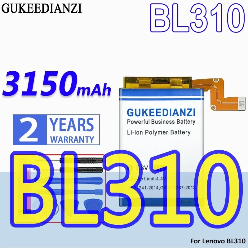 GUKEEDIANZI BL310 BL312 3150mAh Battery for Lenovo Legion Duel/Pro L79031 Batterij
GUKEEDIANZI BL310 BL312 3150mAh Battery for Lenovo Legion Duel/Pro L79031 Batterij