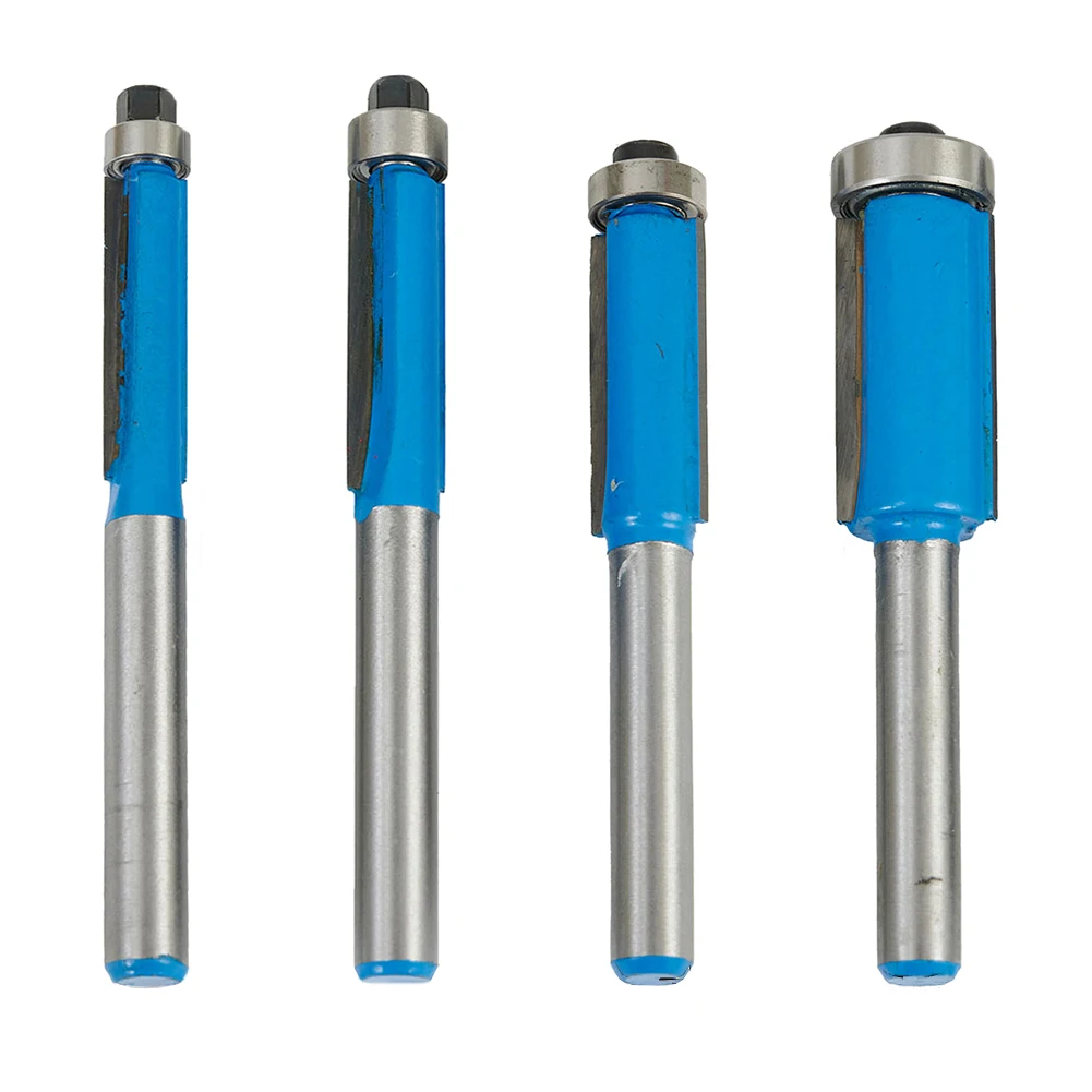 4 Sizes 1pc Carving Woodworking Flush Trim Bit 1/4'' Round Shank Router Bit For Wood Right Angle Edge Trimming Cutting Tools
4 Sizes 1pc Carving Woodworking Flush Trim Bit 1/4'' Round Shank Router Bit For Wood Right Angle Edge Trimming Cutting Tools