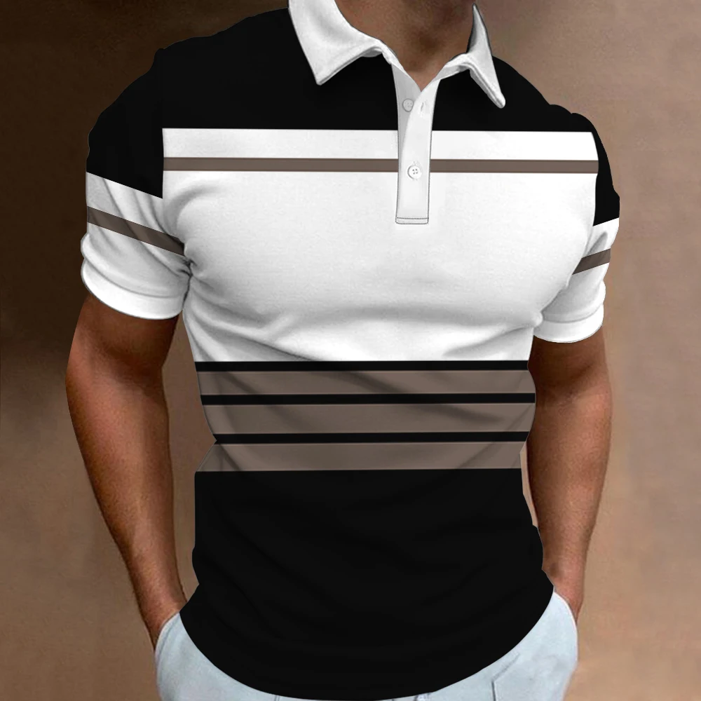 New Men‘S Polo Shirt Stripe Print Simple Male Clothing Summer Casual Short Sleeve Loose Oversize Shirt Fashion Breath Sweatshirt
New Men‘S Polo Shirt Stripe Print Simple Male Clothing Summer Casual Short Sleeve Loose Oversize Shirt Fashion Breath Sweatshirt
