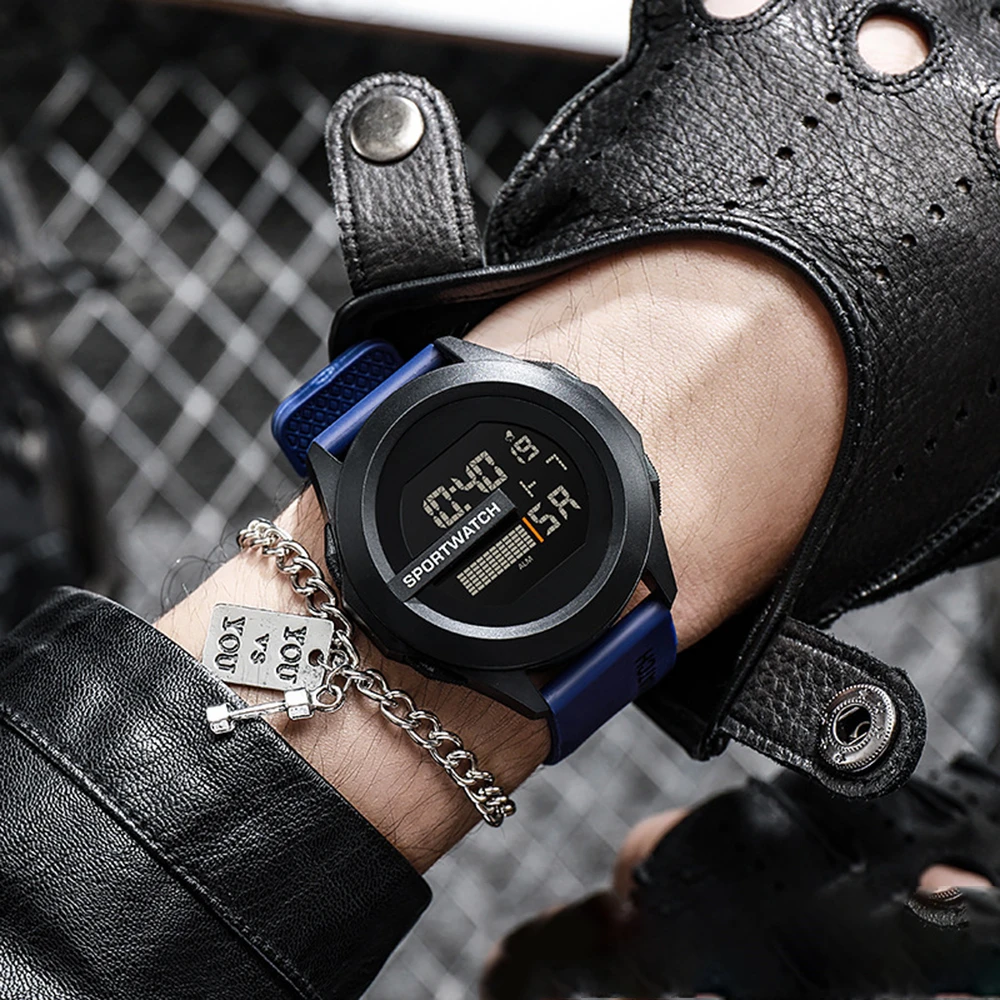 Mens Sports LED Digital Watches Top Brand Multi-Functional Watch For Men Rubber Fitnes Athlete Timer Electronic Men's Wristwatch
Mens Sports LED Digital Watches Top Brand Multi-Functional Watch For Men Rubber Fitnes Athlete Timer Electronic Men's Wristwatch