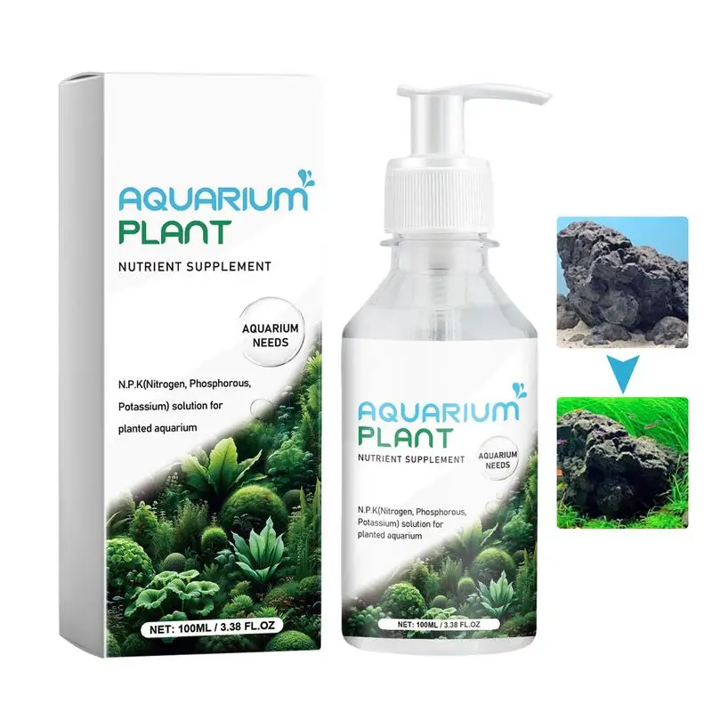 

100ml Plant Food Aquarium Fertilizer Organic Aquatic Plant Nutritional Supplement Plant Food Aquarium Fertilizer For Fish Tank