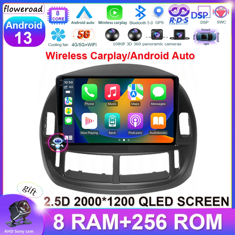 Android 13 256G 8Core FYT7862 For Toyota Previa ESTIMA ACR30 Tarago 2002-2006 Multimedia Car Player GPS Navigation carplay auto
Android 13 256G 8Core FYT7862 For Toyota Previa ESTIMA ACR30 Tarago 2002-2006 Multimedia Car Player GPS Navigation carplay auto