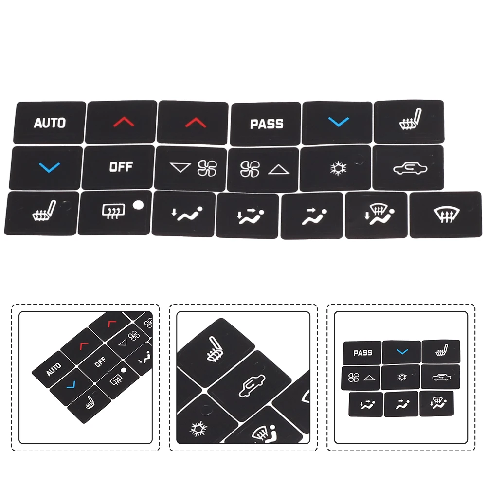 Interior Sticker 1pc A/C Black Button Climate Control Decal Sticker For Buick Lacrosse 2005-2009 High Grade Vinyl
Interior Sticker 1pc A/C Black Button Climate Control Decal Sticker For Buick Lacrosse 2005-2009 High Grade Vinyl