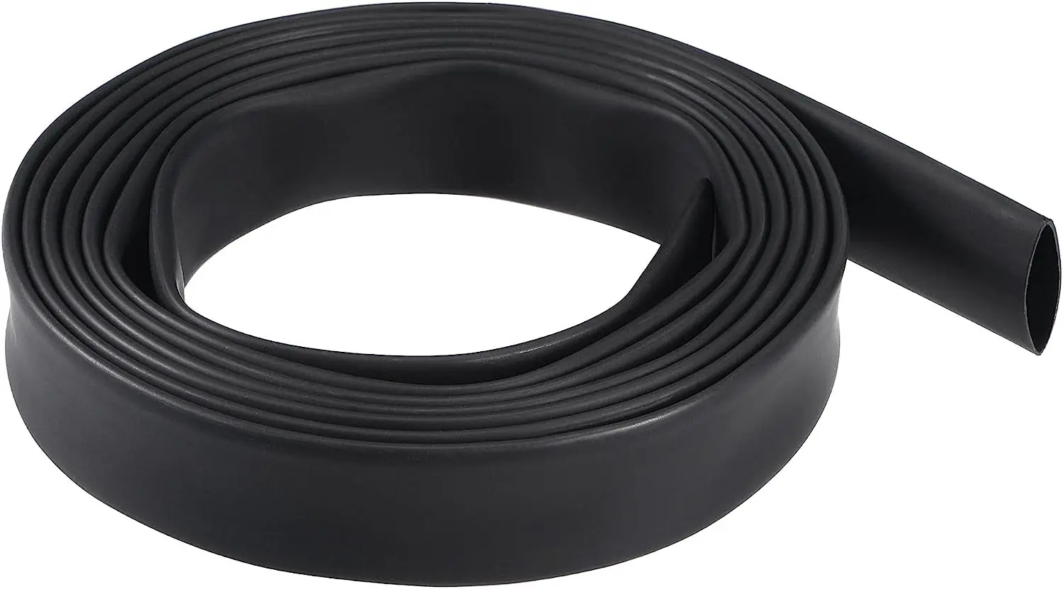 

Keszoox Heat Shrink Tubing 3:1 Cable Sleeve Wrap 22mm(7/8-inch) Flat 12.7mm(1/2-inch) Dia 6.6ft Black
