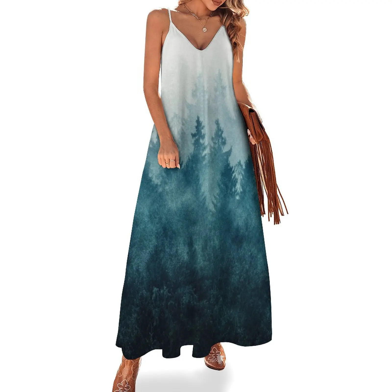 The Heart Of My Heart // So Far From Home Of A Misty Foggy Fall Wilderness Forest Covered In Blue Magic Fog Sleeveless Dress
The Heart Of My Heart // So Far From Home Of A Misty Foggy Fall Wilderness Forest Covered In Blue Magic Fog Sleeveless Dress