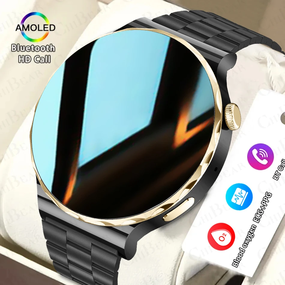 

ChiBear Новые ECG+PPG Smart Watch GT3 PRO Heart Rate Blood Oxygen Спортивные Часы Bluetooth Звонок Мода Женщины Smartwatch Для Huawei
